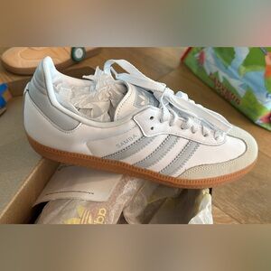 Adidas Women’s Samba OG Ftwr White/Halo Blue